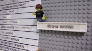 Team members get their own minifigs and each is limited to 7 lines and therefore 7 projects.